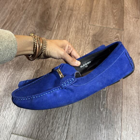 Polo Ralph Lauren Cobalt Blue Suede Loafer, Men\'s size 9 main image 4